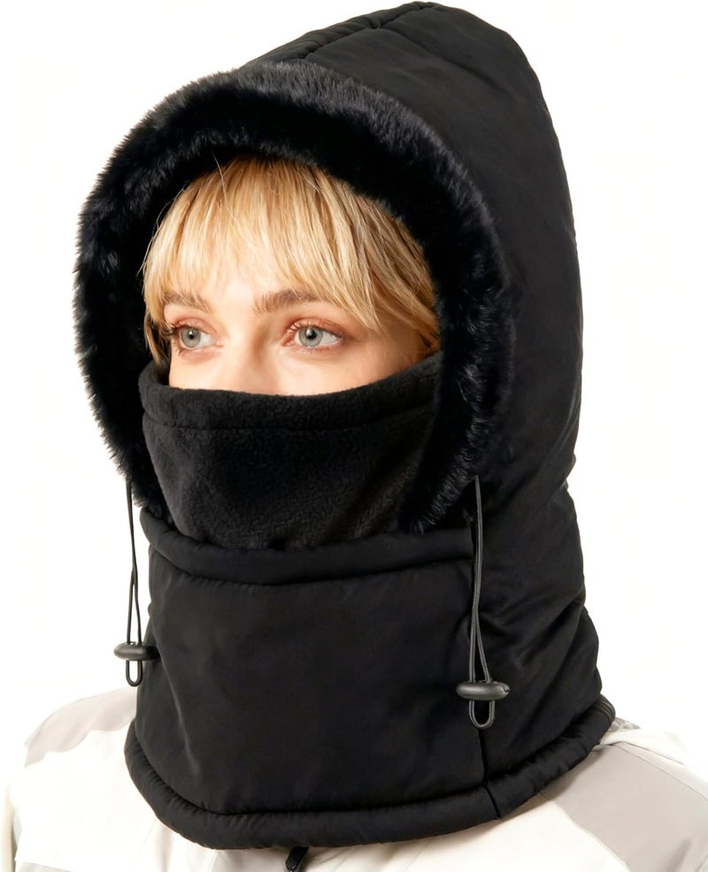 JOYPICKS Balaclava Fleece Ski Mask for Men Women with Face Cover, Water Repellent Windproof for Extreme Cold Weather Skiing Motorcycle - Image 1